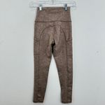 Aerie  Offline‎ The Hugger High Waisted Pocket Leggings Size S Brushed Brown Photo 4