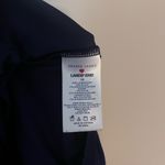 Draper James x Lands’ End Eyelet Lace Ruffle V-Neck One Piece Swimsuit Navy 12 Photo 4