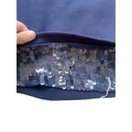 J.Crew  navy sweatshirt with sequin undertone size XS Photo 4