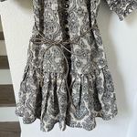 Zimmermann  Wylie Lantern Cotton Mini Dress in Black Photo 5