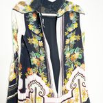 Saloni Womens Joy B Mini Dress Pavilion Garden Print High Neck Multicolor Size 2 Black Photo 5