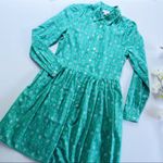 J.Crew NEW Factory Women's Printed Cotton Mini Shirt Dress Green Size 00 Photo 2