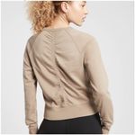 Athleta  Puckered Light Sweatshirt Size Small Photo 1