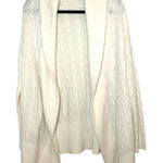 Ralph Lauren Polo Women’s Cable Knit Cashmere Open Front Cardigan Cream Size S Photo 0