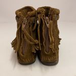 Minnetonka Hi-Top Zip Boot Dark Brown Suede Size 6 A2 Photo 6