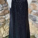 Maloom Black Sequin Cocktail Dress Size 4 Photo 2