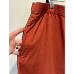 Universal Threads Universal Thread shorts womens size 3X rust color linen blend elastic waist Photo 1