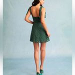 Rihoas Green Sweetheart Neck Floral Slip Mini Dress Photo 3