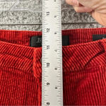 Judy Blue Slim Fit Corduroy Carpenter Ankle Pants Burnt Orange Rust Size 28 x 26 Photo 8