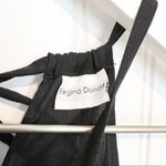 Regina Donde Black Cotton Maxi Dress Resortwear Travel Lagenlook Vacation Beachy Photo 3