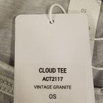 💕AVOCADO💕 Cloud Tee ~ Front Knot High Low Hem 100% Cotton Grey Acid Wash NWT Gray Size M Photo 6