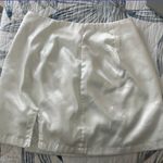 SheIn White silk skirt Photo 3