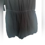 Lulus Flounce Sleeve Off the Shoulder Black Romper Size Small Photo 5