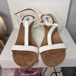 Style & Co . White Wedge Sandals Ankle‎ Strap T-Strap Comfort Casual-Size 11 Photo 1