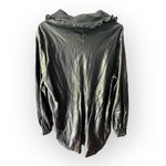 Prómesa Promesa Peter Pan Collar Pleather Black Women's Jacket Photo 4