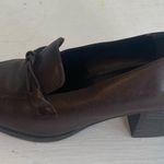 Mootsies Tootsies Sweet Leather Bow Pumps Loafers in brown, size 8M Classic Photo 9