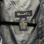 Denim & Co Jean Jacket Size Large Barncoat Chore Women’s Blue Mid Length Photo 5