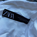ZARA  White Satin-like Blazer Photo 0