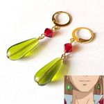 Handmade quality Czech glass beads dangle earrings🌙🌿❤️ Photo 1