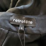 Retrofête Retrofete Sab Dress Black Maxi Halter Satin Size Small NWT Sleeveless Photo 12