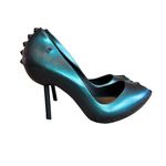 Melissa  Spikes II Peep Toe Heels Iridescent Jelly Pump Platform Size 7 Women's Photo 1