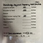 Stonebridge dog‎ print tapestry vest with pockets, size petite Large Photo 8