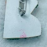 BOO Pumpkin Halloween Jewelry Pin Brooch Seed Bead on Leather Like Backing Photo 7