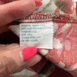 Bahama Beach Size 14 Shirt Dress Red Floral Print Button Up Sleeveless Women’s Photo 8