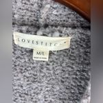 Lovestitch  M/L Oversized Knotted Knit Long Pocketed Cardigan Sweater in Taupe Photo 8