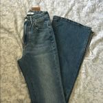Trendy Blue Flare Jeans Size 24 Photo 6