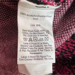 DKNY Color-block Size Large Over Sized Python Print Sweater Long Sleeve Crewneck Photo 11