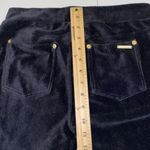 Michael Kors stretch cotton velvet corduroy jeans.Black with gold threads.Size S Black Photo 6
