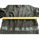 Rachel Parcell Black Lace Ruffled Tiered Mock Neck Long Sleeve Dress XL Photo 2