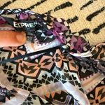 EXPRESS  Vibrant Geometric Kimono Cardigan One Size Photo 3