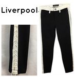 Liverpool Jeans Company Liverpool Colorblock Abby Skinny Lace Up Pants 4 NEW Photo 1