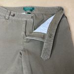 Ralph Lauren Lauren Adelle Women's Khaki Cotton Stretch Trousers Jeans Sz 4 EUC Photo 3
