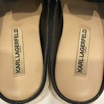 Karl Lagerfeld Elle Paris Black Mules Slides Jewel Embellished Women's 6 Photo 5