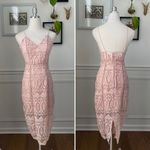 J.O.A. Ballet Blush Pink Crochet Lace Dress XS Photo 1