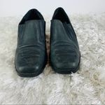 Vintage Black Western Booties Leather Sz 8 M Photo 4