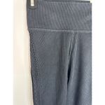 Aerie Offline By  Seamless 7/8 Ribbed High Rise Black Legging MEDIUM‎ NWT Photo 1