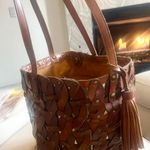 Patricia Nash TWISTED BRAID Leather Handbag MIZZANA TOAST Photo 1