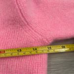 White + Warren Cashmere Waffle Henley Light Pink Size M Photo 12