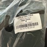 Lulus  Dark Green Lace Long Sleeve Bodycon Dress, Size Medium Photo 7