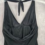 La Blanca  Black Halter Tie Swimwear Tankini Tank Top Medium M 8 Photo 3