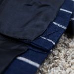 Ralph Lauren Polo  Women's Double Breasted Pinstripe Linen Blazer Size 12 Navy Photo 11