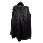 Vintage Jofeld Wool Blend Velvet Trim Black Pea Coat Size Medium Gray Photo 8