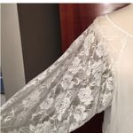 Derek Heart Sheer cream lace blouse with lace sleeves Photo 2