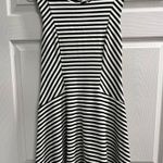 Free People  Black and White Striped Dress - Medium - EUC Photo 0