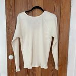 Knox Rose Cream Ribbed Long Sleeve Slim Fit Tee - Sz XXL ππ Photo 3