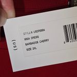 Universal Standard NWT  Womens‎ Red Barbados Cherry Misa Dress 2XL Photo 3